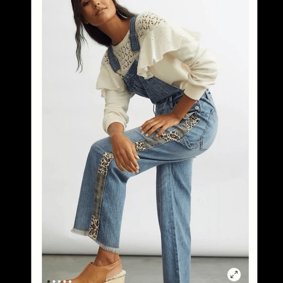 Anthropologie Denim - Anthropologie Pilcro The Lex Denim Overalls Bibbed
Camo Leopard